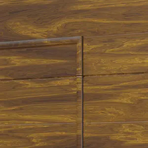 Puerta peatonal completamente integrada en portón de garaje sin alteración visual