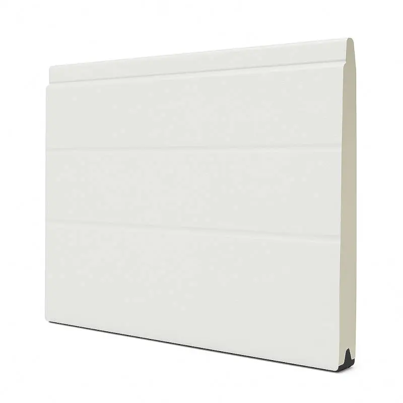 Panel sándwich puertas de garaje seccionales acanalado