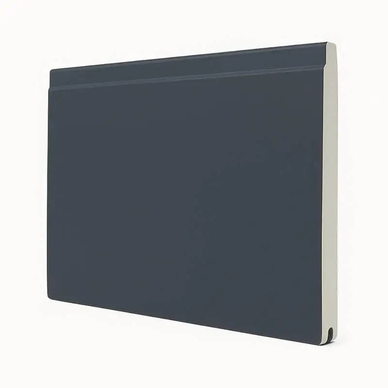 Panel de puerta de garaje seccional con acabado liso en gris antracita RAL 7016